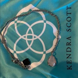 Kendra Scott Kiri necklace in rose quartz